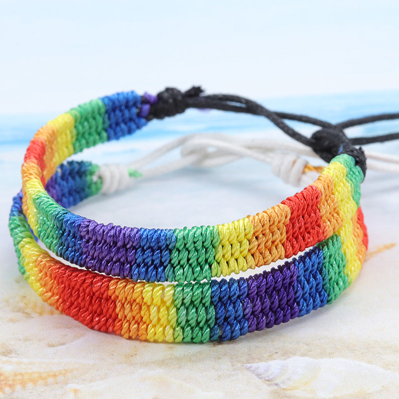Brazalete de mano del arco iris al por mayor